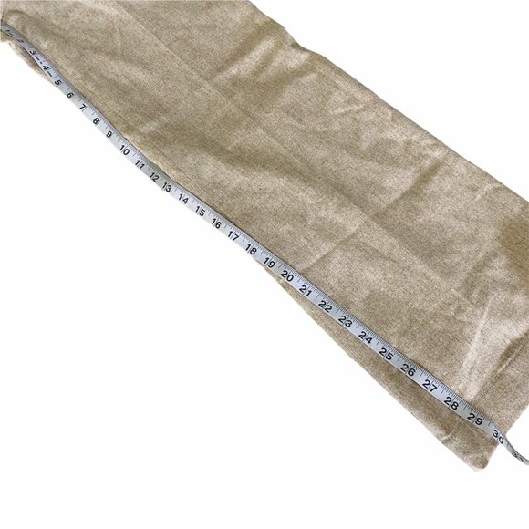 Ann Taylor Beige Neutral Wide Leg Wool Pants Sz 6 - Picture 4 of 12